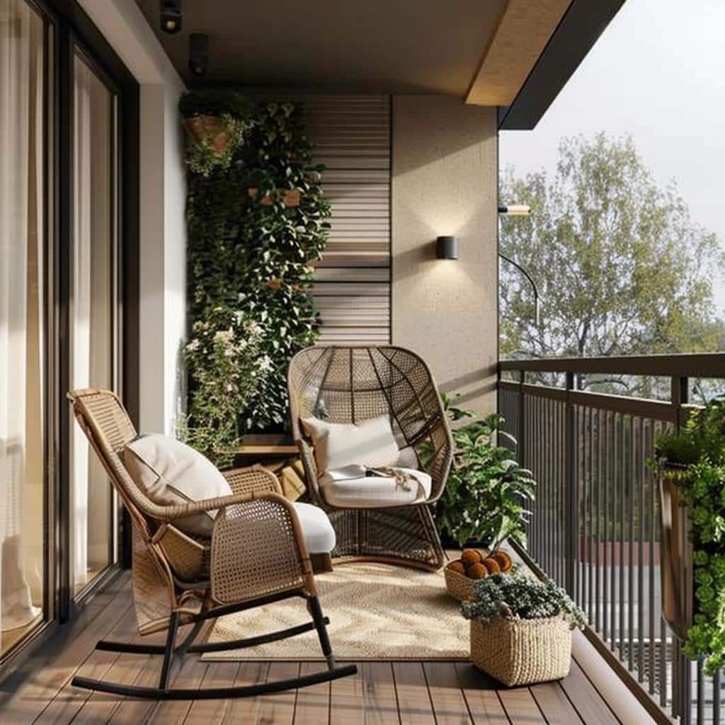 5 Practical Solutions for Compact Balcony Rocking Chairs