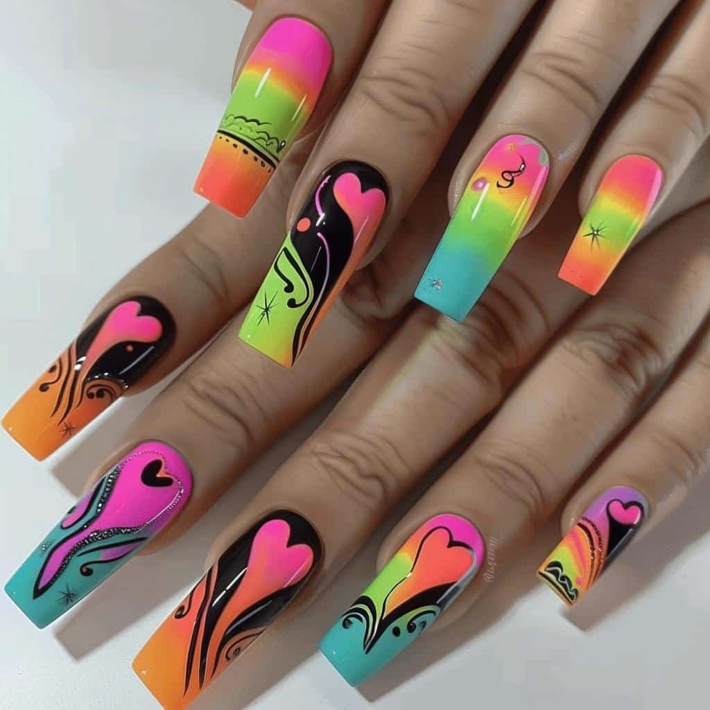 5-trendy-short-coffin-nails-designs-to-try