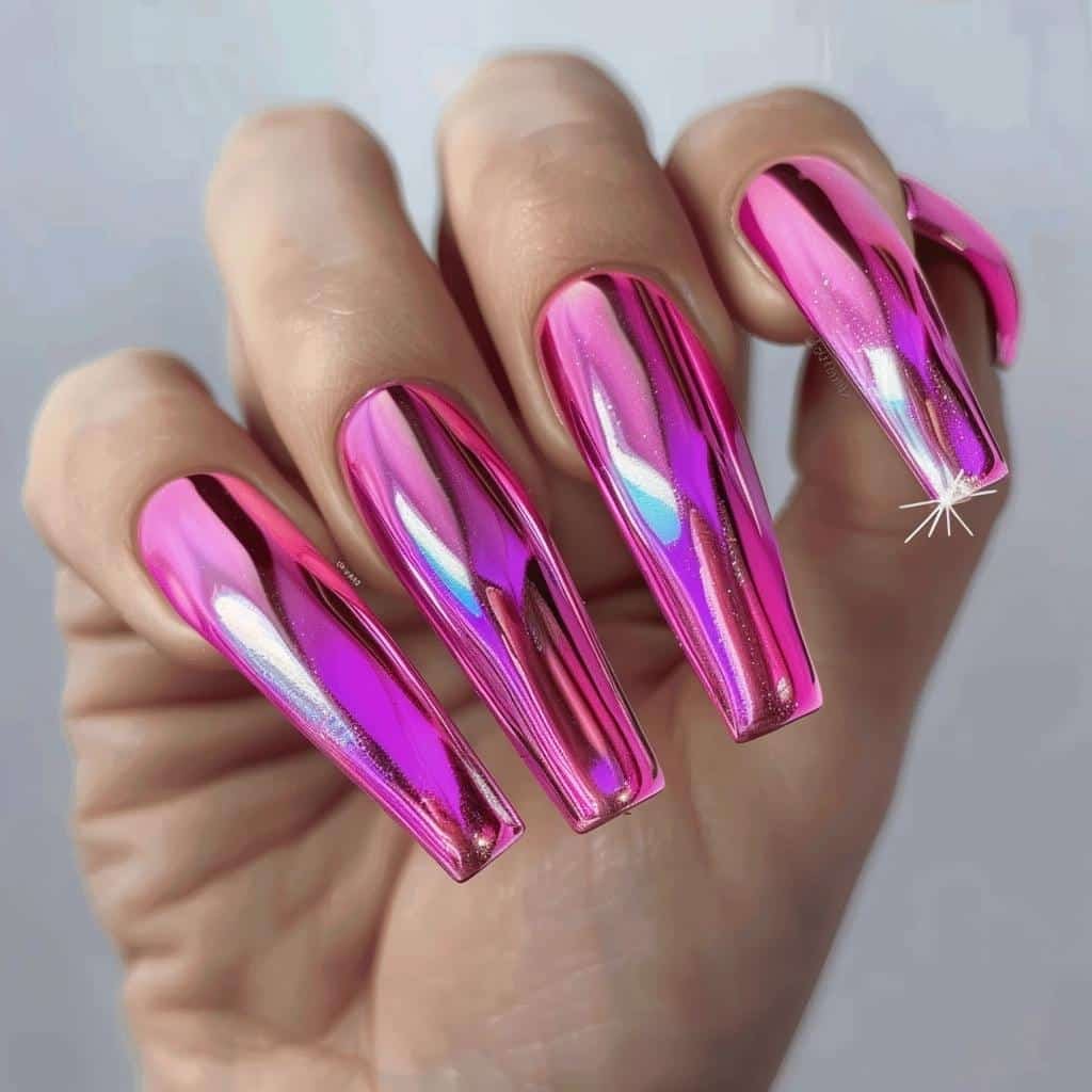 7 Trendy Pink Coffin Nails for 2024