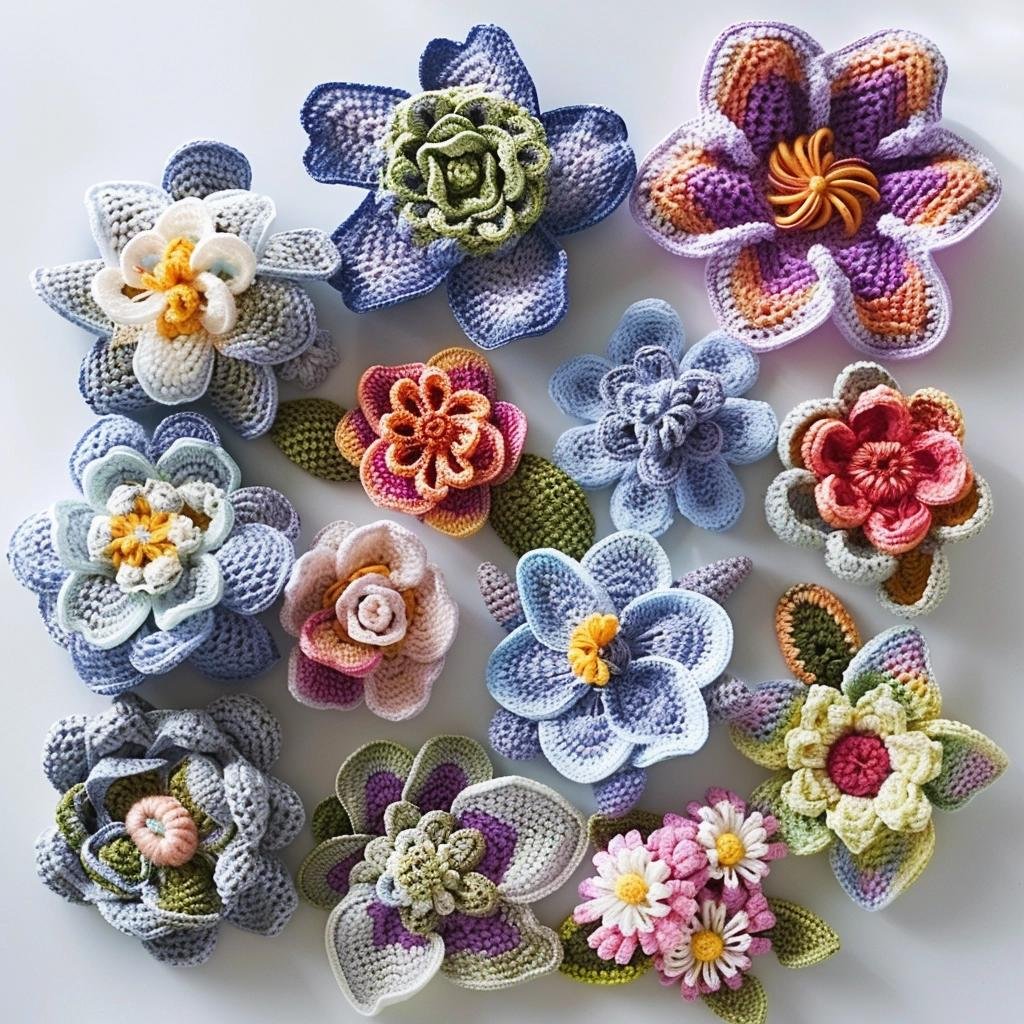 7-ways-to-use-crochet-flower-in-craft-projects