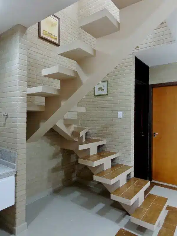 The ecological brick is cured with water.