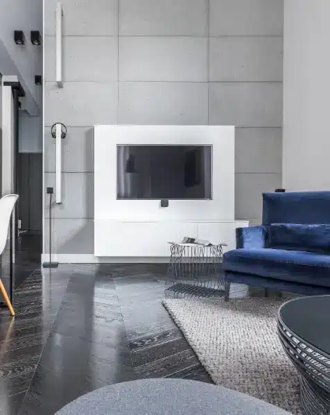 Modelo versátil em branco, combina com diferentes estilos de decoração.