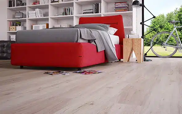 The vinyl flooring Chicago has a natural pattern that resembles the traditional design of wood – Photo: Durafloor