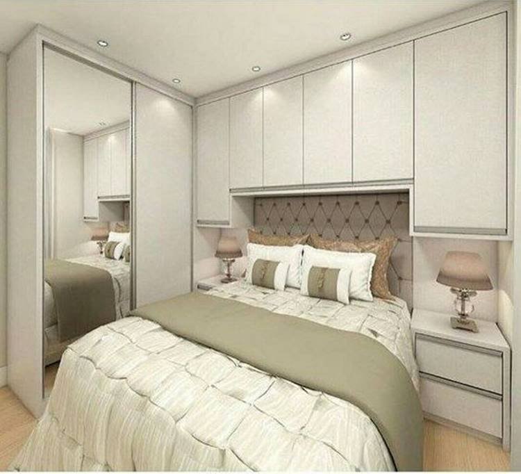 5. A custom wardrobe is really great for a small room, where it precisely occupies the necessary space!