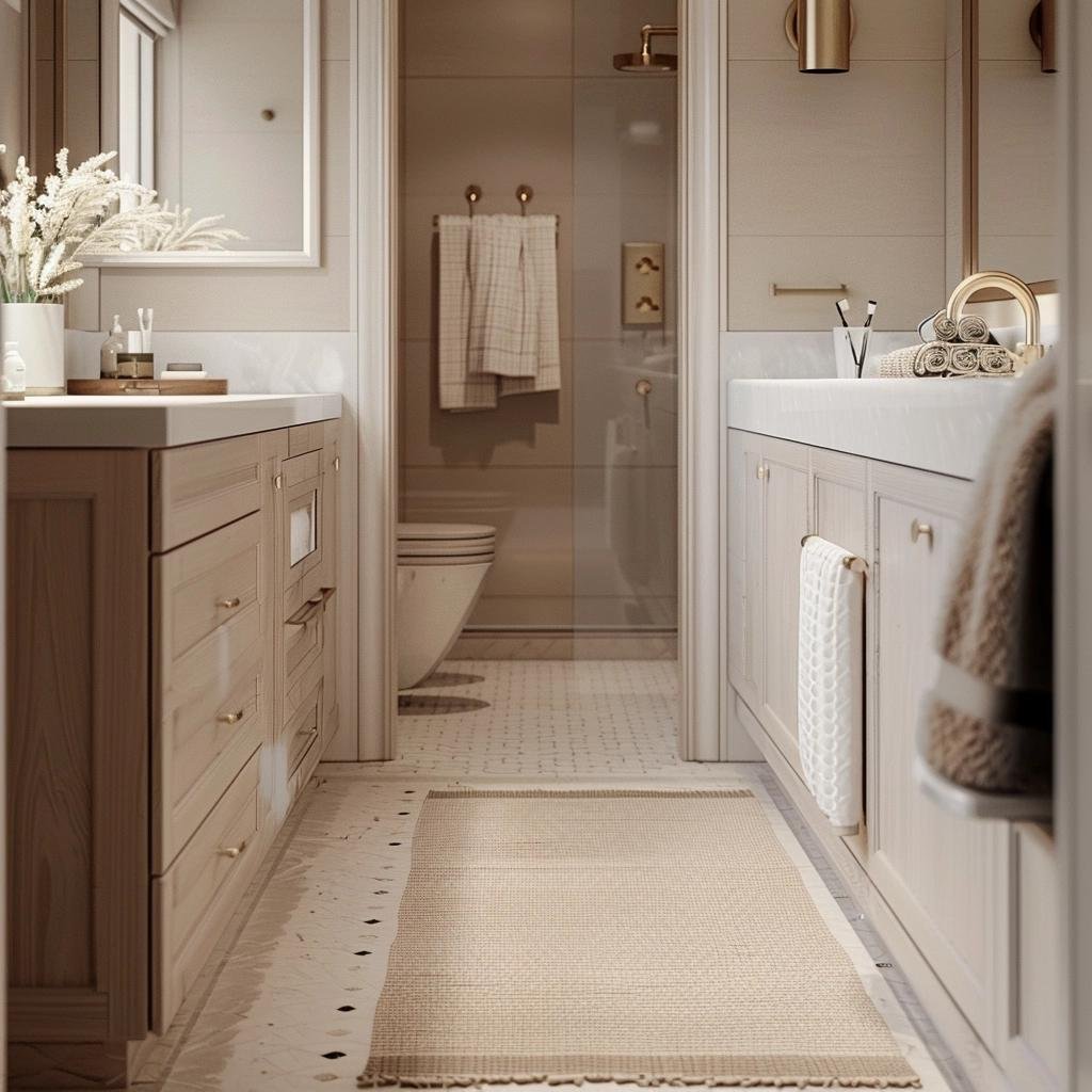 how-to-style-your-bathroom-with-a-runner-rug