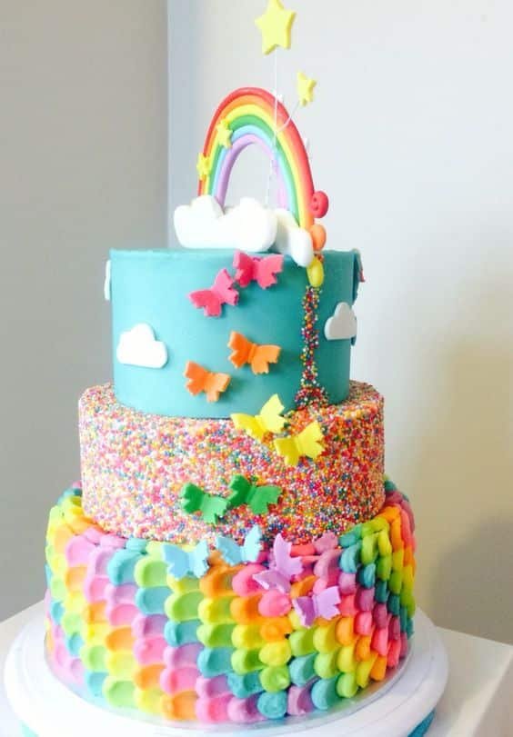 The good thing about opting for tiered cakes like this one is that there