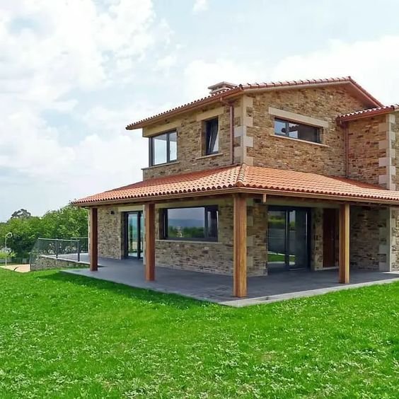 Porches can be adapted for multi-story houses, incorporating the design across different house models.