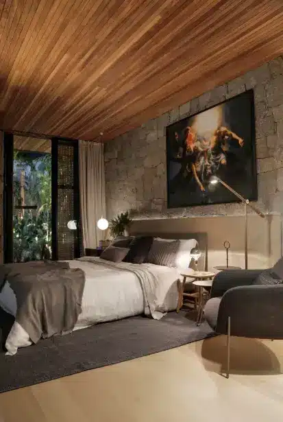 Lolinha stone cladding with soft hues, bringing modern delicacy and light to interior spaces.