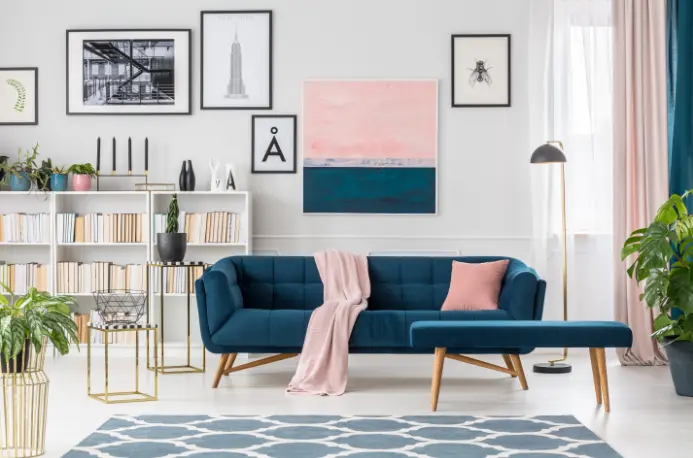 8. Like green, blue and pink guarantee a light and fresh space, without losing delicacy. In sophisticated environments, use navy blue. For clean spaces, prefer light pink with pastel blue. Photo: Shutterstock