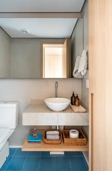 Granite sink: the material is versatile, making it ideal for kitchens and bathrooms – Photo: SP Estúdio