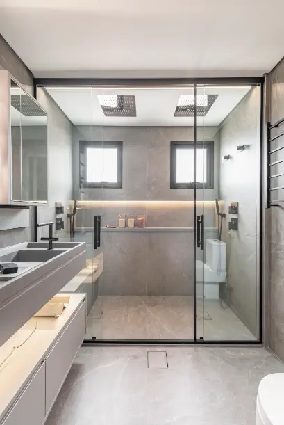 4. Bathroom box: invest in quality to avoid future expenses – Project: Patricia Hagobian | Photo: Raul Fonseca