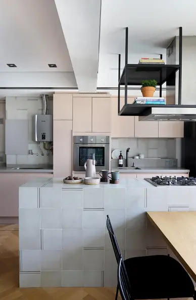 Height needs to be comfortable for daily use when washing dishes and preparing meals at the sink.