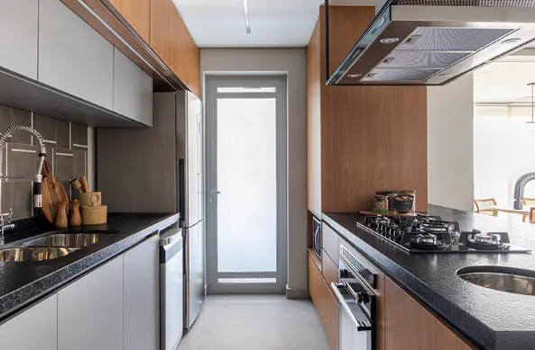 Selecting modern stools for kitchen counters with materials that are durable and easy to clean.