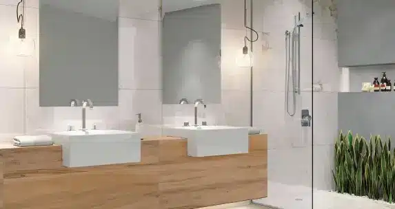 Polished porcelain ideal for residential and commercial use, available in all areas.