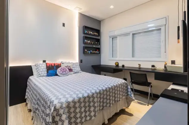 Decorative details add personality to the boy