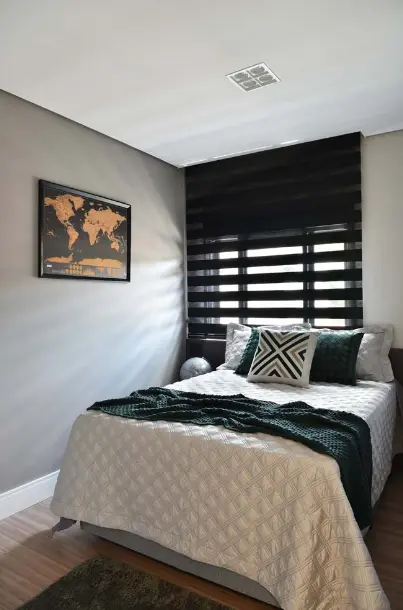 Small details can transform the simple décor of a teenage boy
