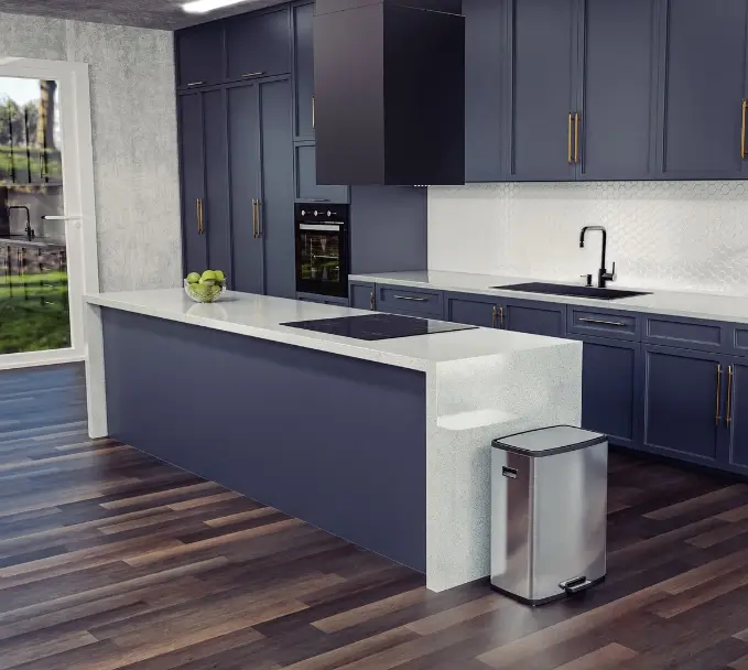 The Octos trash cans offer high durability and five years warranty – Photo: Tramontina