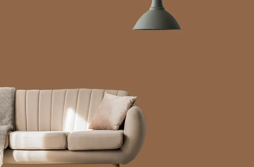 Cor Castanho, da Suvinil, é clássica e fica bem em qualquer ambiente do lar – Foto: Suvinil