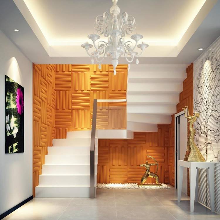If you want to play with colors and bring even more life to your home, do not hesitate to choose a 3D wall painted with the color you prefer.
