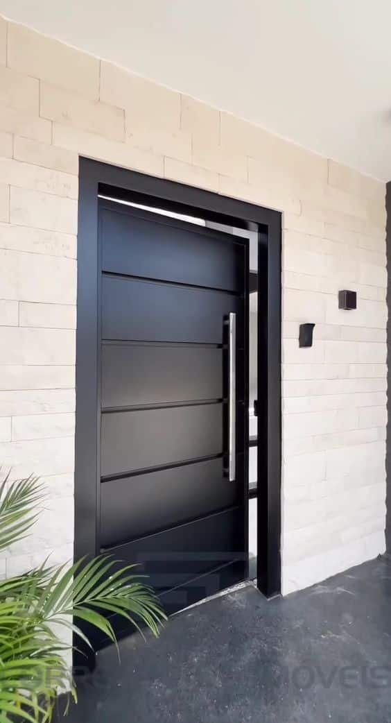 Iron door showcasing its durability, ensuring long-term use without needing replacement.