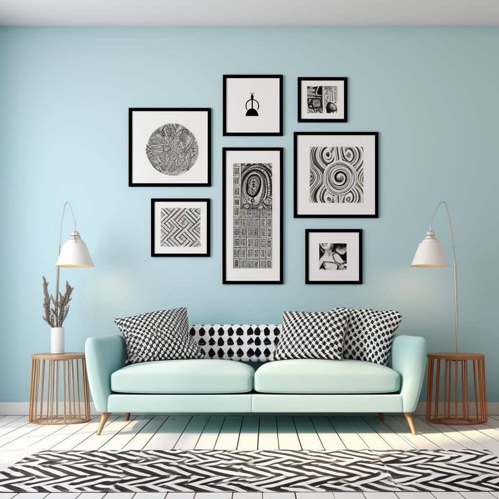 5 ideias para decorar a parede da sala