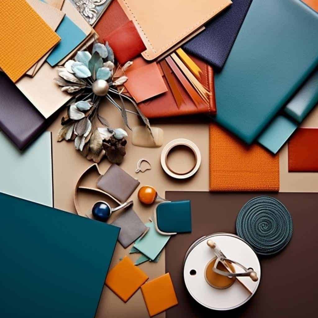 como escolher cores e materiais