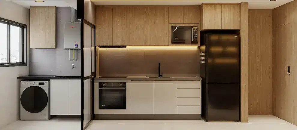 Móveis de cozinha planejada de excelente qualidade, justificando seu preço elevado – Projeto: Rodrigo Baleeiro – Dbale Arquitetura