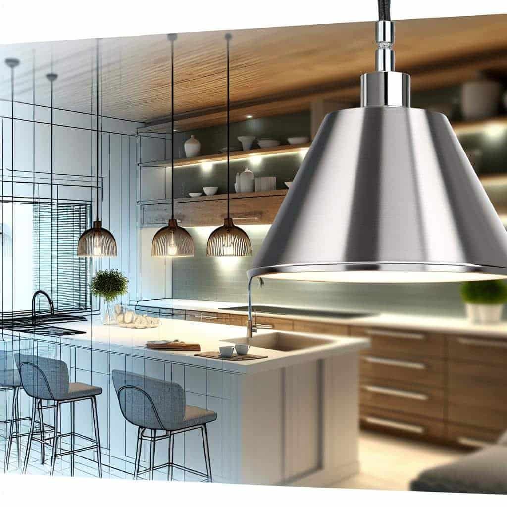 pendente para bancada de cozinha americana