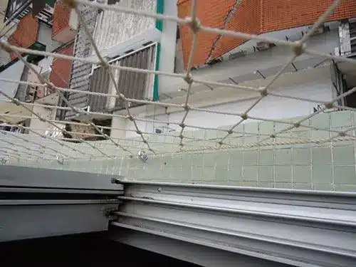 Redes de proteção – janela com rede