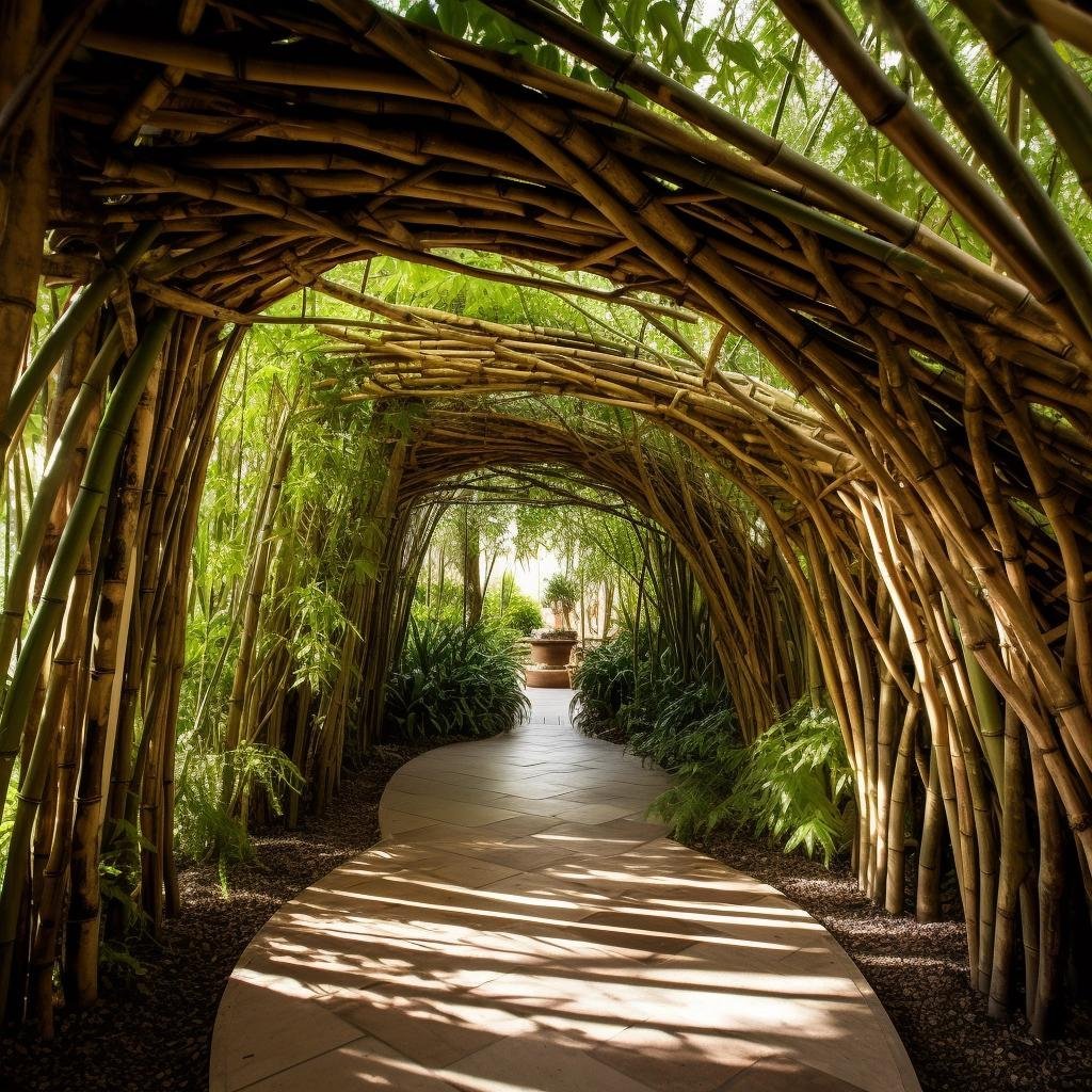 5 Razões para Escolher um Pergolado de Madeira com Forro de Bambu para seu Jardim