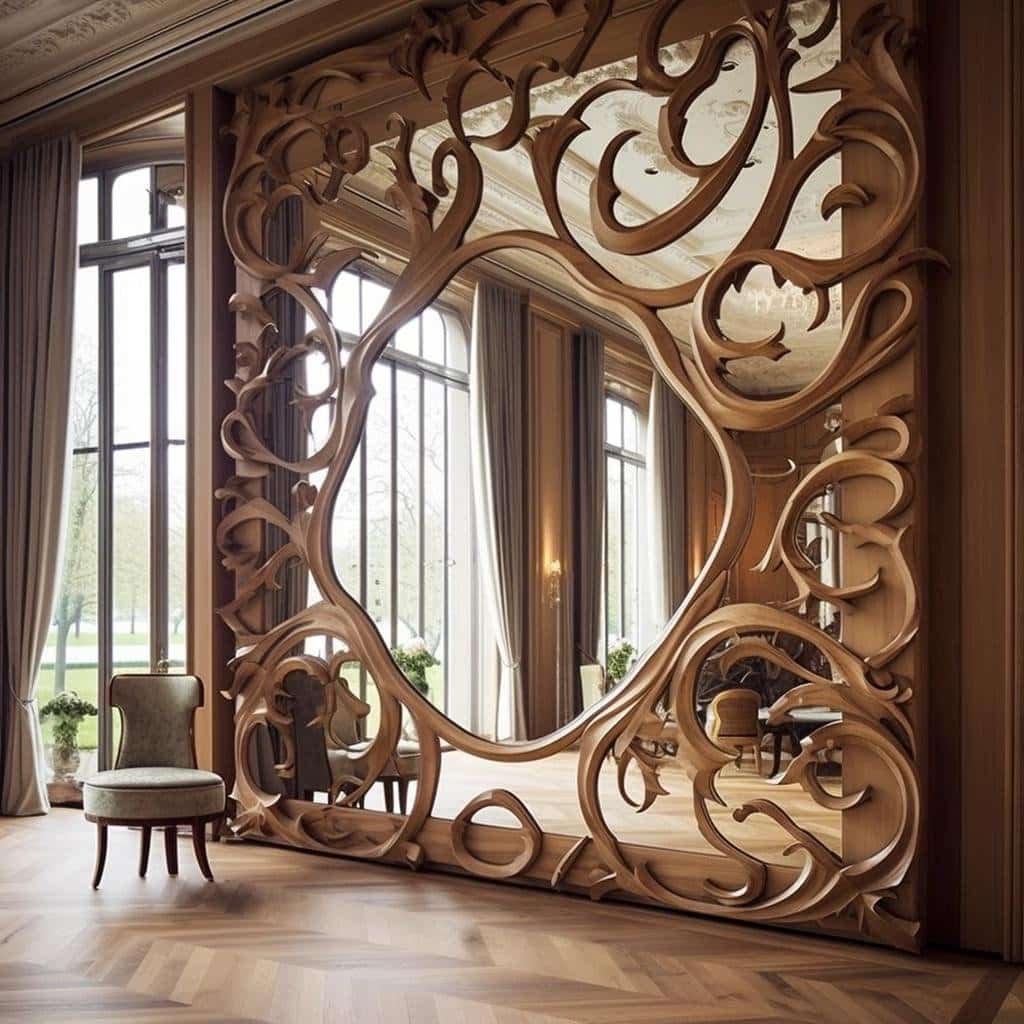Espelho e Madeira: Combinação Perfeita em Painéis Decorativos