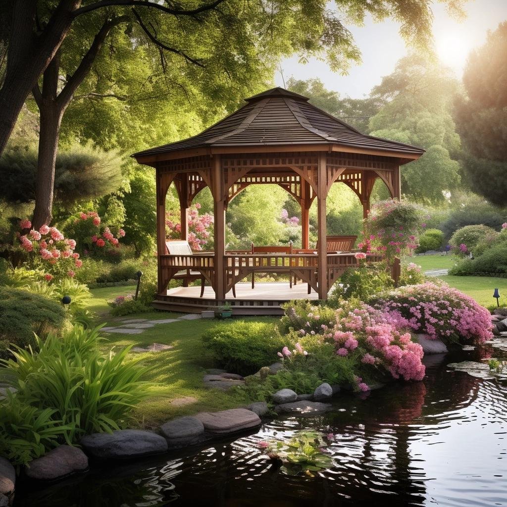 Gazebo de Madeira: Transforme seu Jardim em um Refúgio Encantador