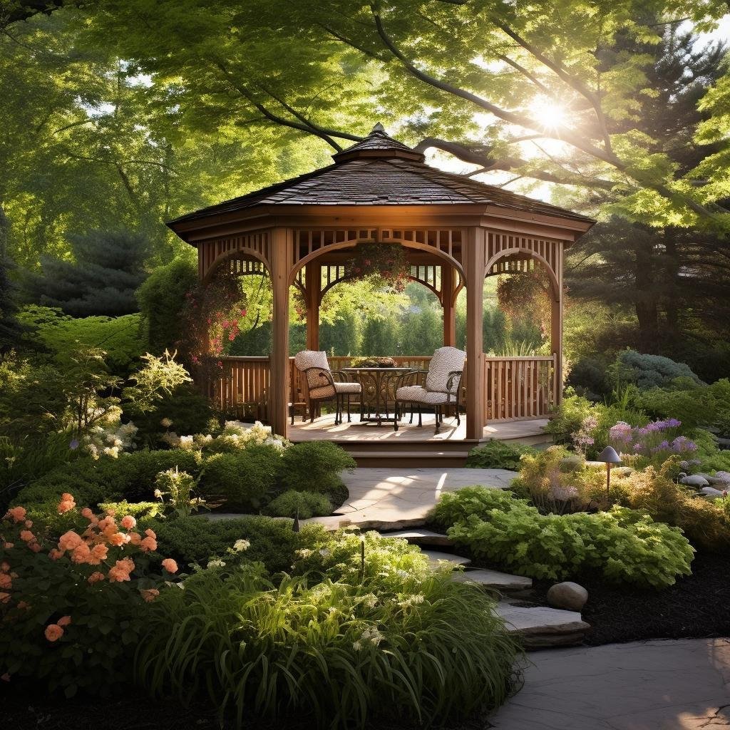 Gazebo de Madeira: Transforme seu Jardim em um Refúgio Encantador