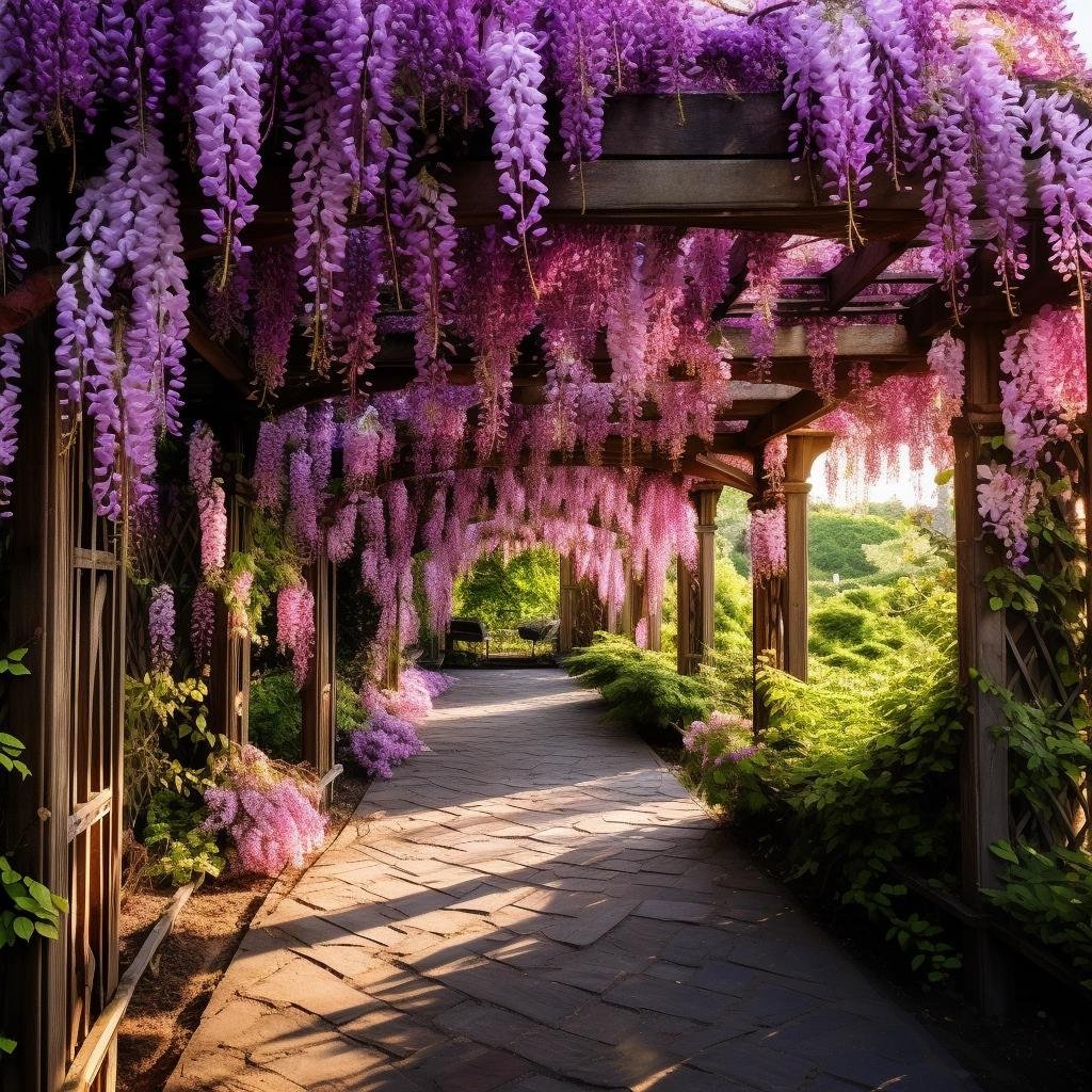Glicínia em Pergolado: Dicas para um Jardim Colorido e Encantador
