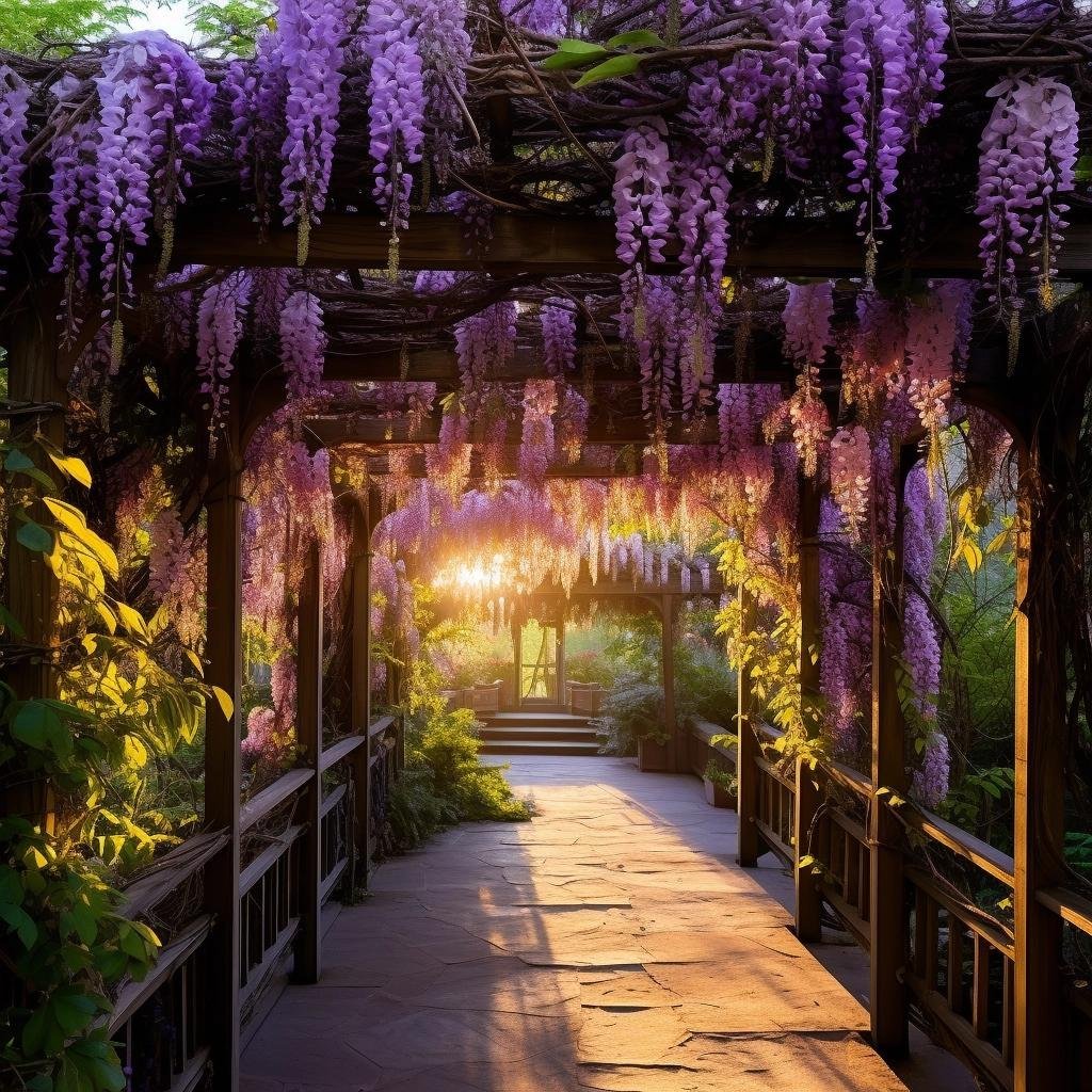 Glicínia em Pergolado: Dicas para um Jardim Colorido e Encantador