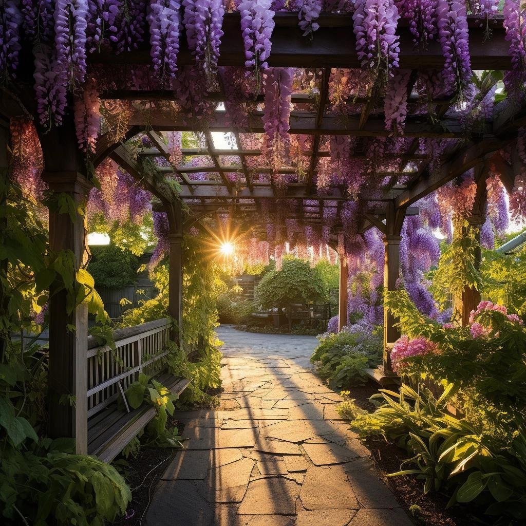 Glicínia em Pergolado: Dicas para um Jardim Colorido e Encantador