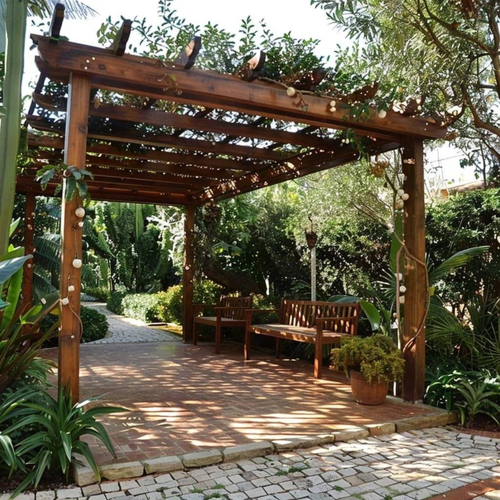 Pergolado de Madeira: Transforme Seu Jardim em um Oásis