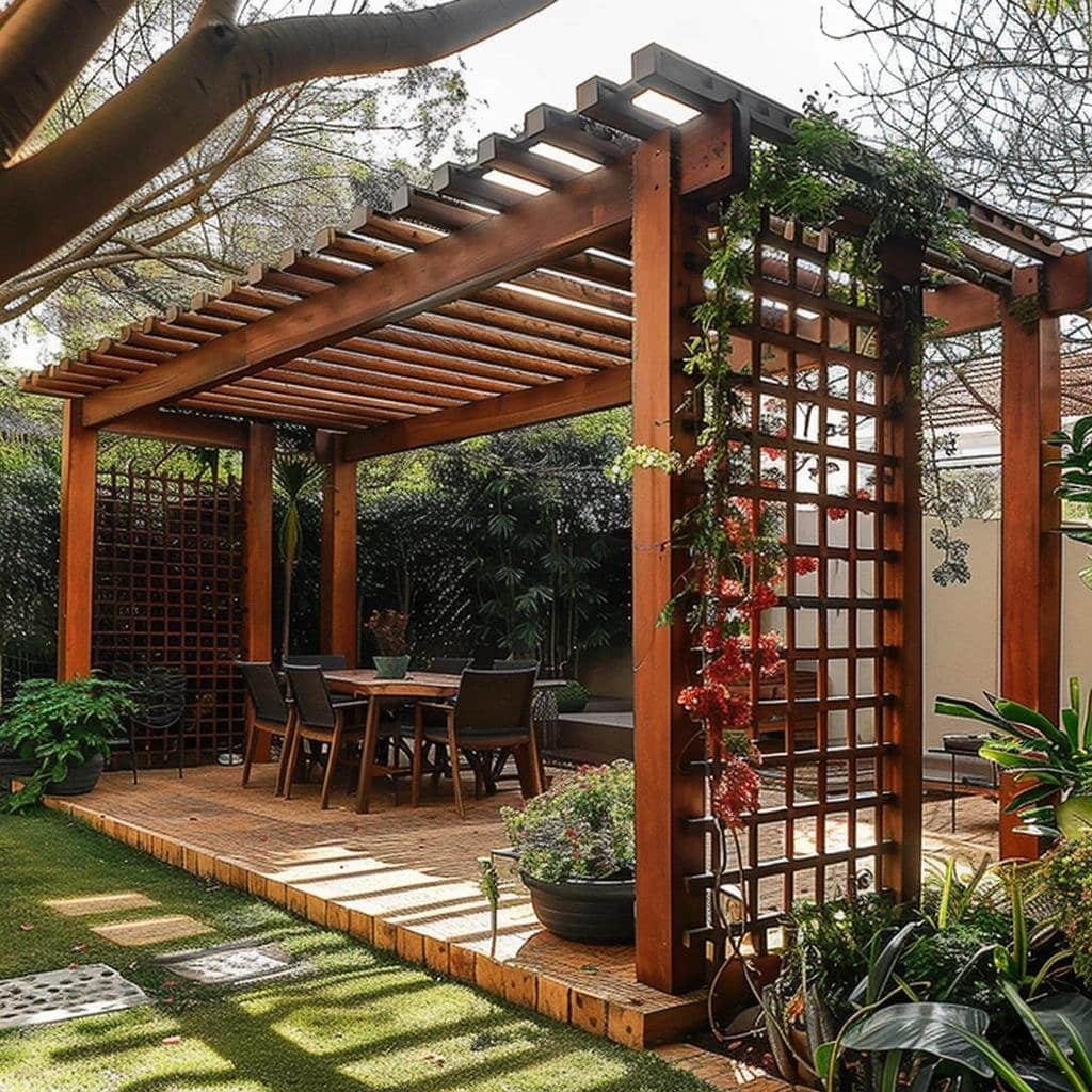 Pergolado de Madeira: Transforme Seu Jardim em um Oásis