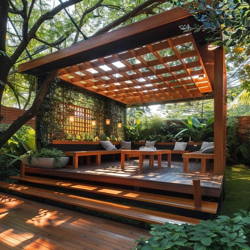 Pergolado de Madeira: Transforme Seu Jardim em um Oásis
