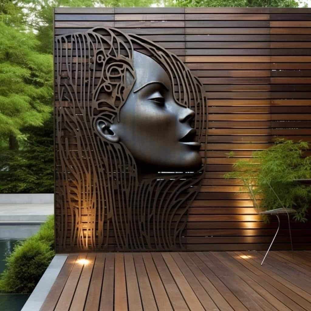 Transforme seu Jardim: Ideias para um Painel de Madeira Suspenso