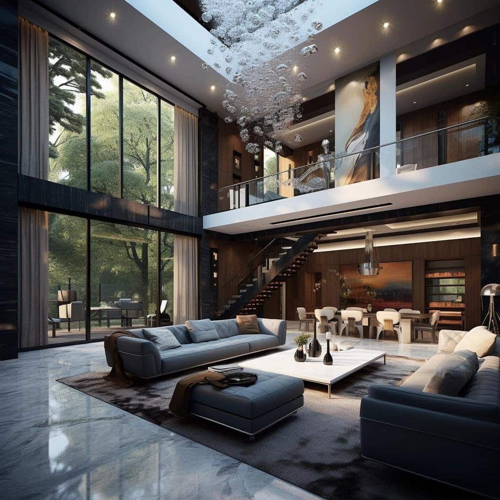 centro para sala de estar