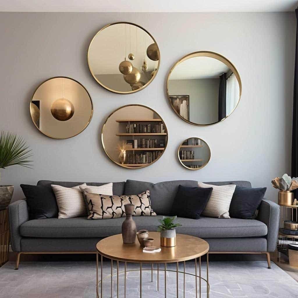 espelhos decorativos para sala