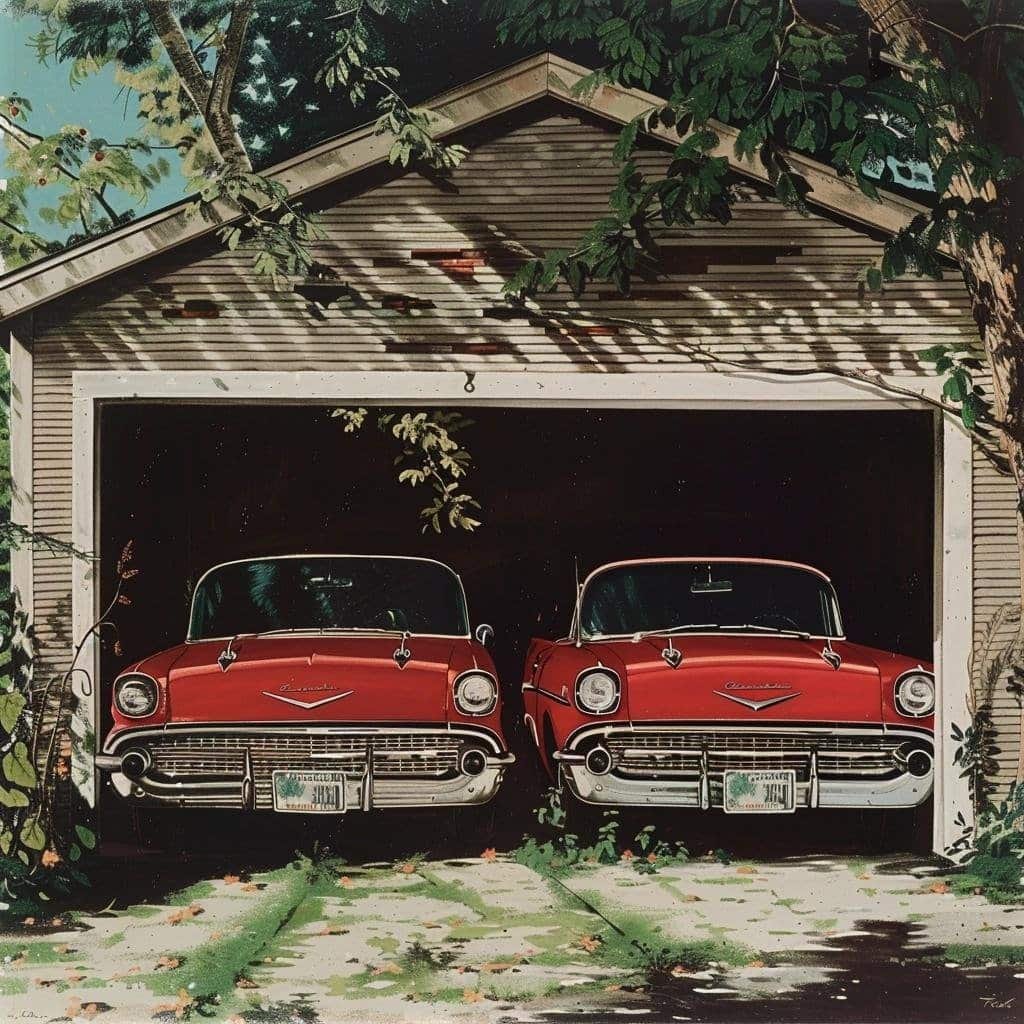 garagem para dois carros