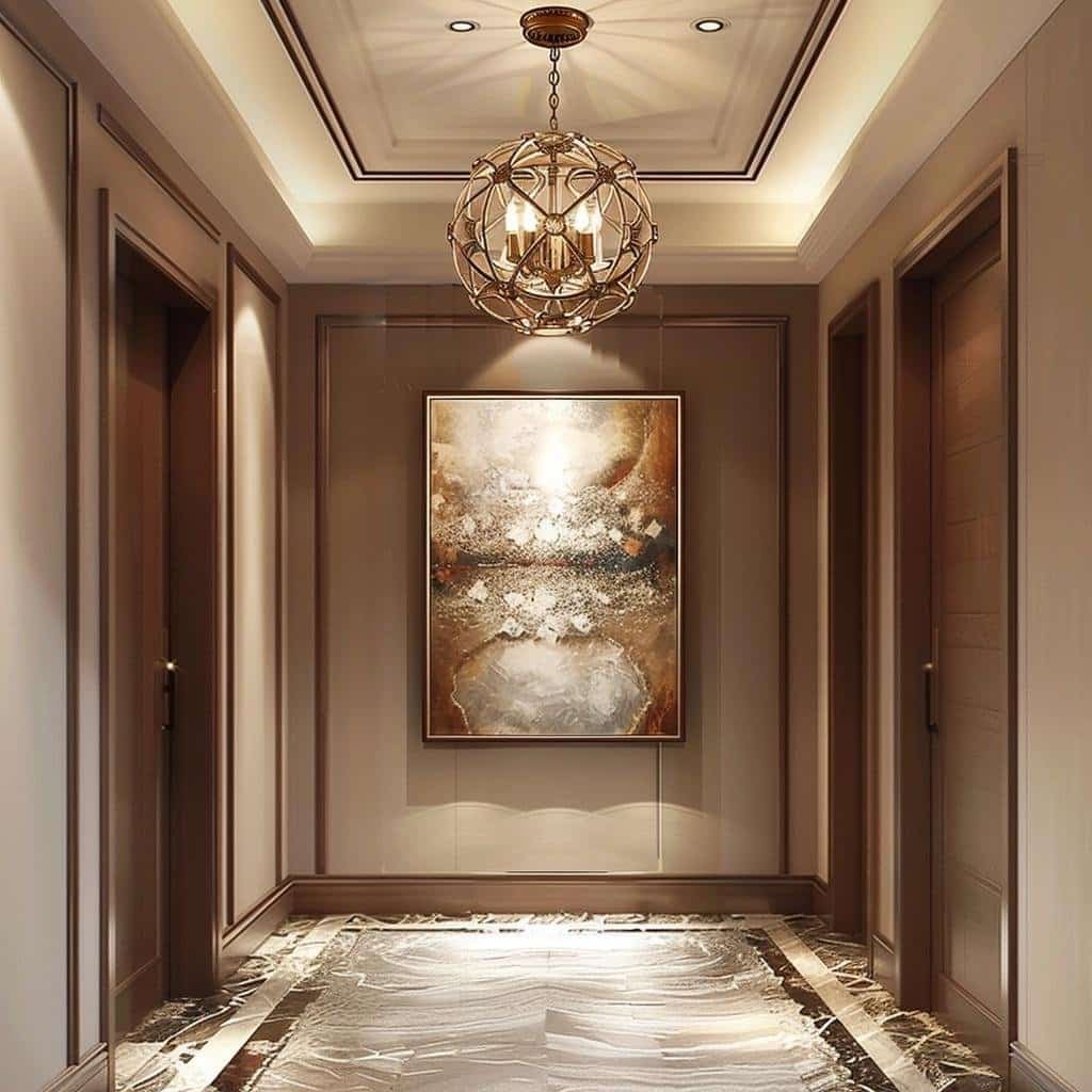 lustre para hall de entrada