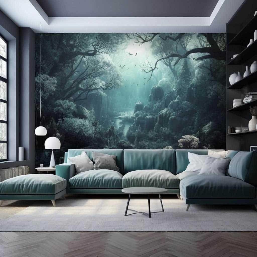 papel de parede para sala de estar