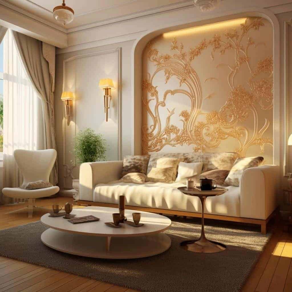 papel de parede sala de estar