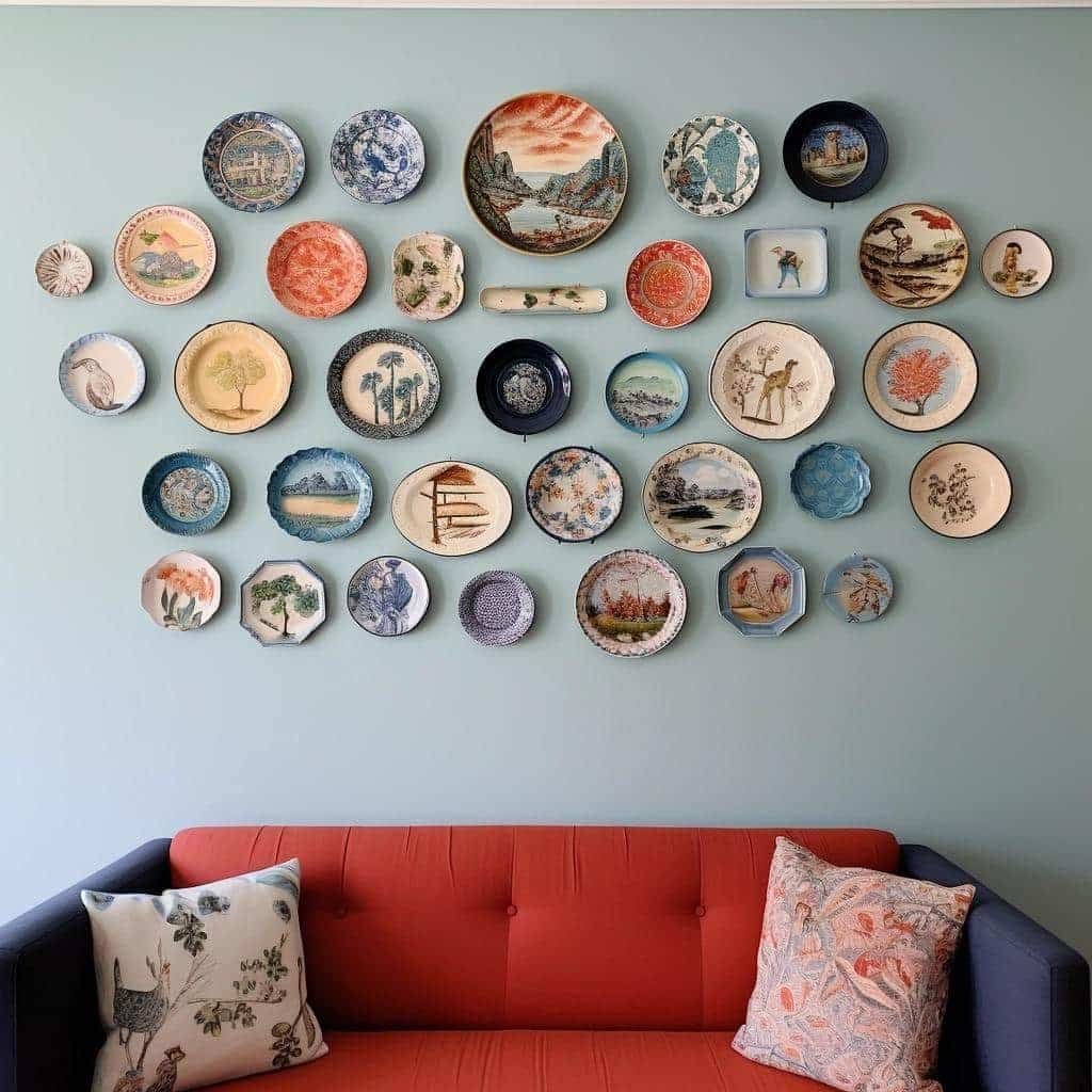 prato para decorar parede