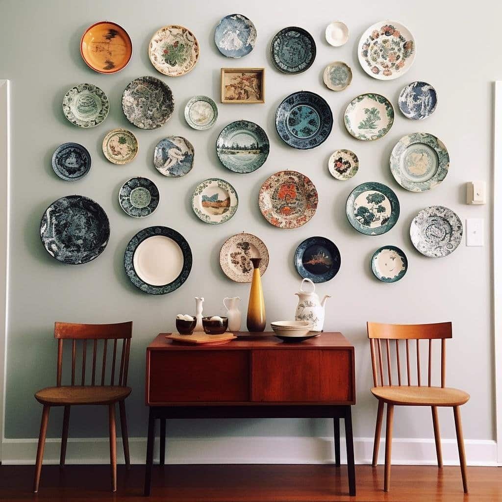 prato para decorar parede
