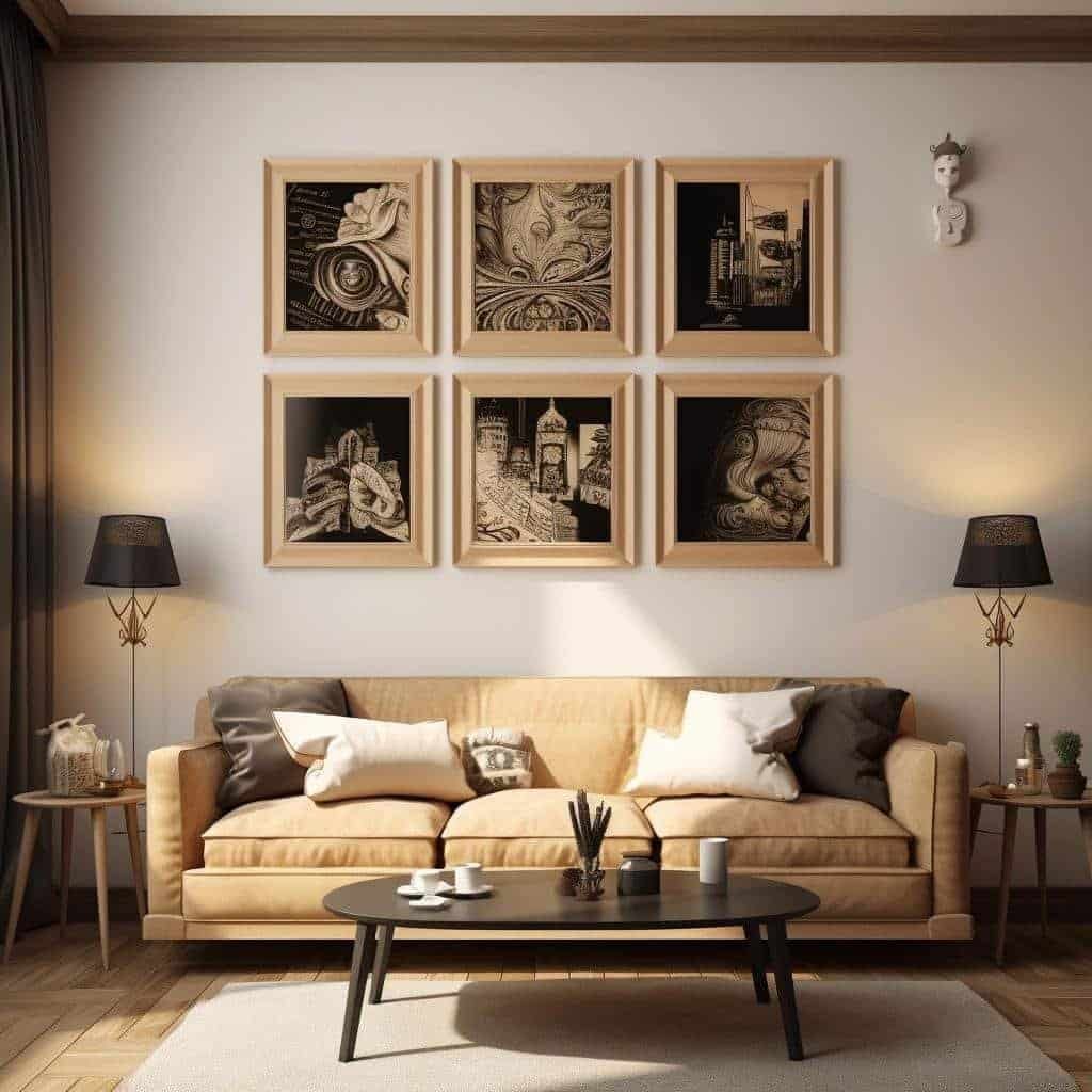quadros decorativos para sala de estar