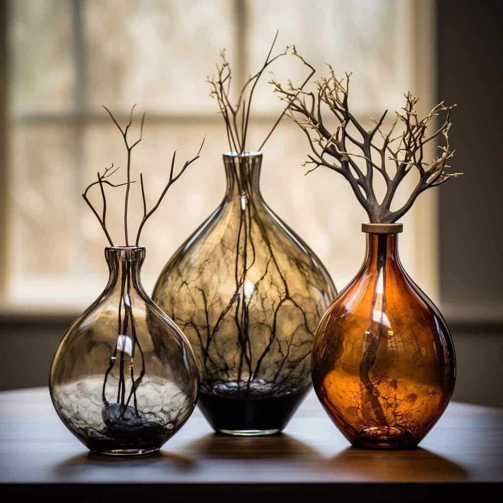 vasos de vidro para decoração